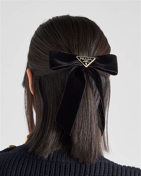 prada haarclip|Prada headbands.